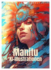 Manitu - KI-Illustrationen (Wandkalender 2025 DIN A4 hoch), CALVENDO Monatskalender