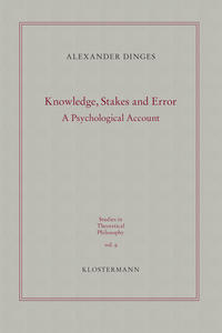 Knowledge, Stakes and Error