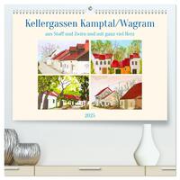 Wagramer Kellergassen (hochwertiger Premium Wandkalender 2025 DIN A2 quer), Kunstdruck in Hochglanz