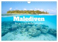 Malediven - Reise in ein Naturparadies (Wandkalender 2025 DIN A4 quer), CALVENDO Monatskalender