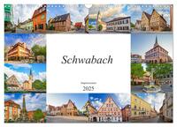 Schwabach Impressionen (Wandkalender 2025 DIN A3 quer), CALVENDO Monatskalender