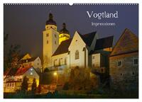 Vogtland - Impressionen (Wandkalender 2025 DIN A2 quer), CALVENDO Monatskalender