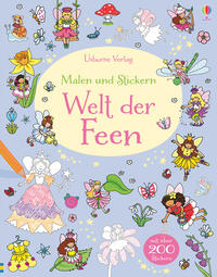 Malen und Stickern: Welt der Feen