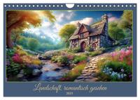 Landschaft romantisch gesehen (Wandkalender 2025 DIN A4 quer), CALVENDO Monatskalender