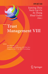 Trust Management VIII