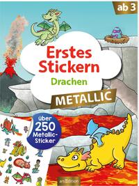 Erstes Stickern Metallic – Drachen