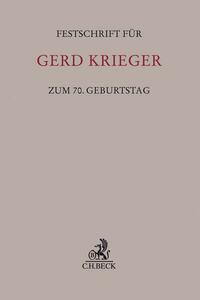 Festschrift für Gerd Krieger zum 70. Geburtstag