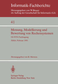 Messung, Modellierung und Bewertung von Rechensystemen