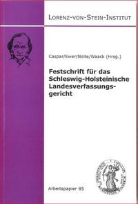 Festschrift für das Schleswig-Holsteinische Landesverfassungsgericht