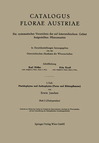 I. Teil: Pteridophyten und Anthophyten (Farne und Blütenpflanzen)