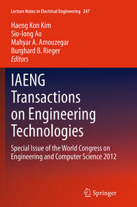 IAENG Transactions on Engineering Technologies