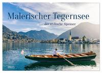 Malerischer Tegernsee (Wandkalender 2025 DIN A2 quer), CALVENDO Monatskalender