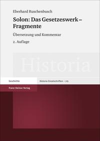 Solon: Das Gesetzeswerk – Fragmente