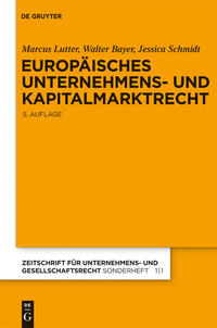 Europäisches Unternehmens- und Kapitalmarktrecht