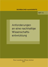 Anforderungen an eine nachhaltige Wissenschaftsentwicklung