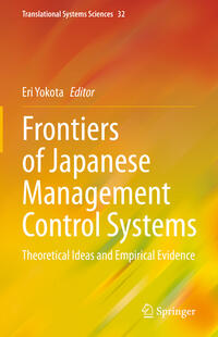 Frontiers of Japanese Management Control Systems