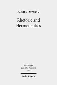 Rhetoric and Hermeneutics