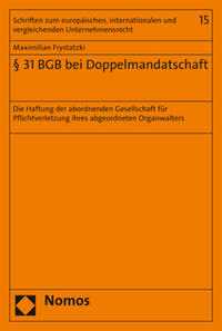 § 31 BGB bei Doppelmandatschaft