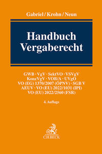 Handbuch Vergaberecht