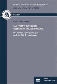 Das Vermögensgesetz – Restitution im Zeitenwandel