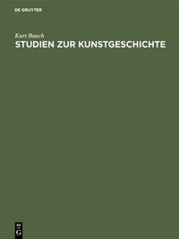 Studien zur Kunstgeschichte