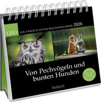 Postkartenkalender 2026: Von Pechvögeln und bunten Hunden