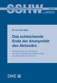 Das schleichende Ende der Anonymität des Aktionärs