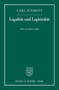 Legalität und Legitimität.