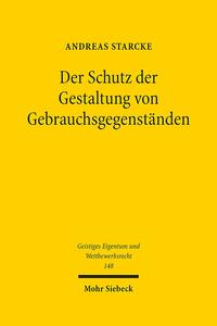 Der Schutz der Gestaltung von Gebrauchsgegenständen