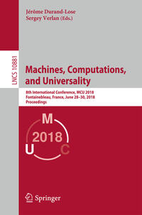 Machines, Computations, and Universality