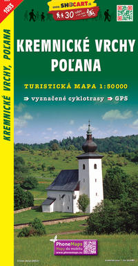 Kremnické vrchy, Polana / Kremnitzer Berge, Polana (Wander - Radkarte 1:50.000)