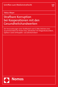 Strafbare Korruption bei Kooperationen mit den Gesundheitshandwerken