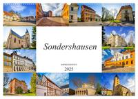 Sondershausen Impressionen (Wandkalender 2025 DIN A2 quer), CALVENDO Monatskalender