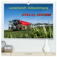 Landwirtschaft - Gülleausbringung (hochwertiger Premium Wandkalender 2025 DIN A2 quer), Kunstdruck in Hochglanz