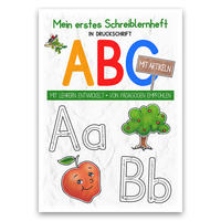 Mein buntes Kinder-ABC in Druckschrift mit Artikeln