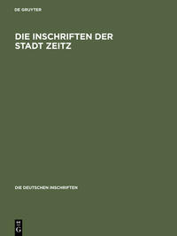 Die Inschriften der Stadt Zeitz