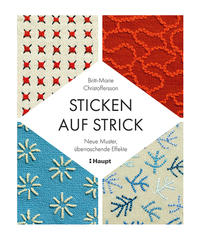 Sticken auf Strick