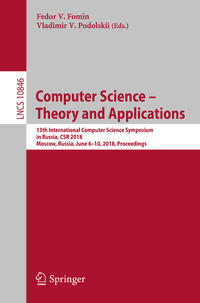 Computer Science – Theory and Applications