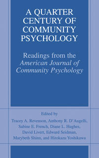 A Quarter Century of Community Psychology