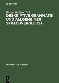 Deskriptive Grammatik und allgemeiner Sprachvergleich