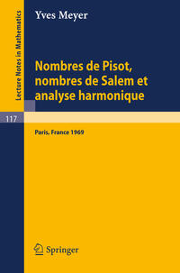 Nombres de Pisot, Nombres de Salem et Analyse Harmonique