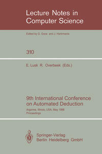 9th International Conference on Automated Deduction