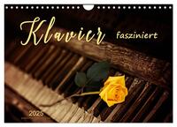 Klavier fasziniert (Wandkalender 2025 DIN A4 quer), CALVENDO Monatskalender