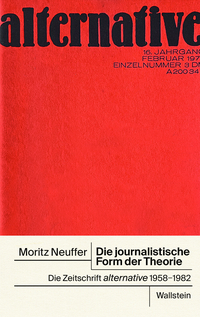 Die journalistische Form der Theorie