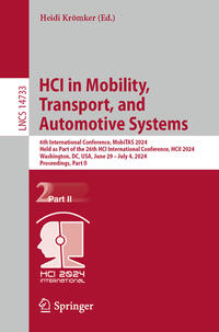 HCI in Mobility, Transport, and Automotive Systems