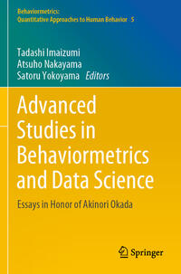 Advanced Studies in Behaviormetrics and Data Science