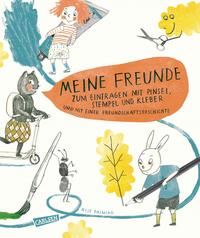 Meine Freunde - zum Eintragen mit Pinsel, Stempel, Kleber