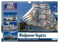 Windjammer-Regatta - Tall Ships Atlantic Challenge (Wandkalender 2025 DIN A4 quer), CALVENDO Monatskalender