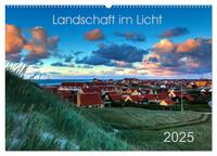 Landschaft im Licht (Wandkalender 2025 DIN A2 quer), CALVENDO Monatskalender