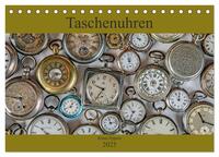 Taschenuhren (Tischkalender 2025 DIN A5 quer), CALVENDO Monatskalender